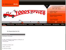Tablet Screenshot of 1000service.de